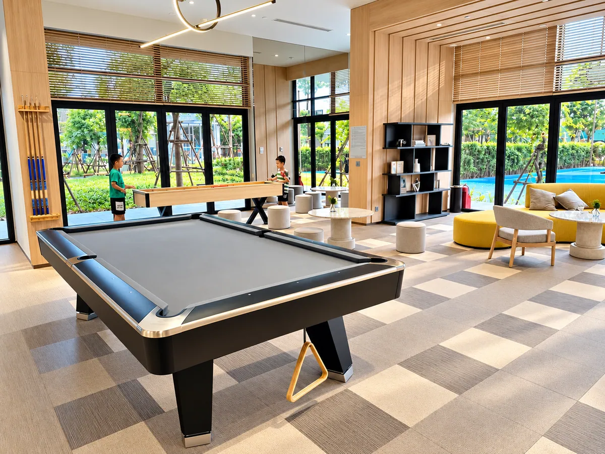 Không gian billiards và bàn giải trí trong nhà