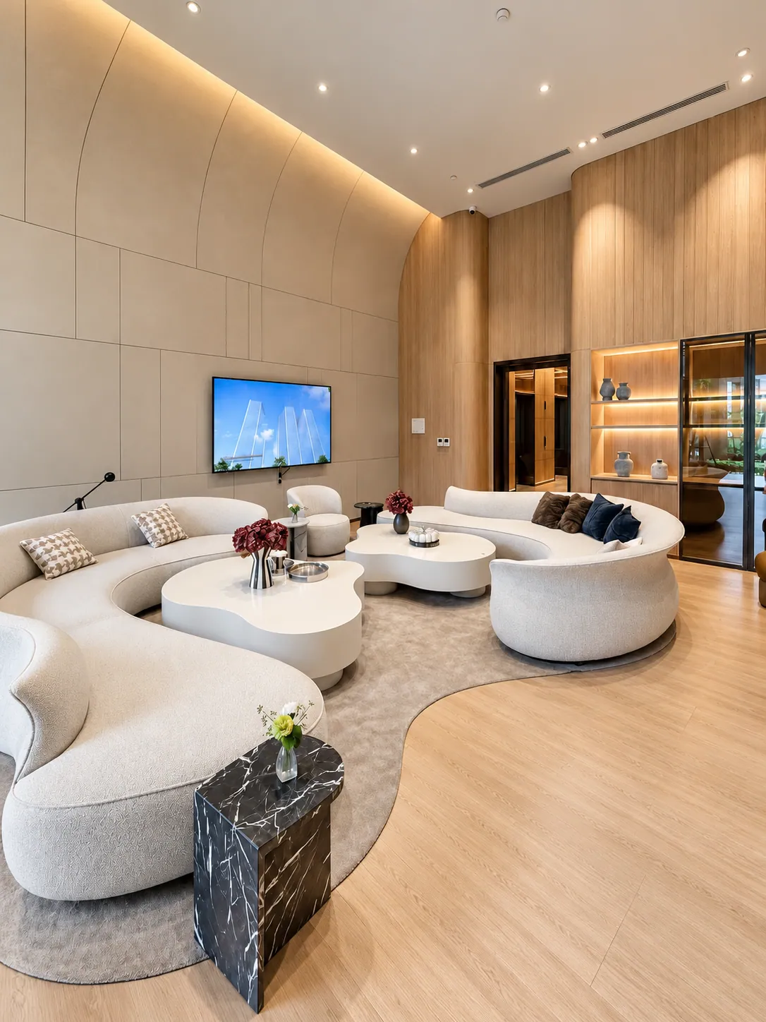 Góc ghế sofa trong khu vực sinh hoạt chung