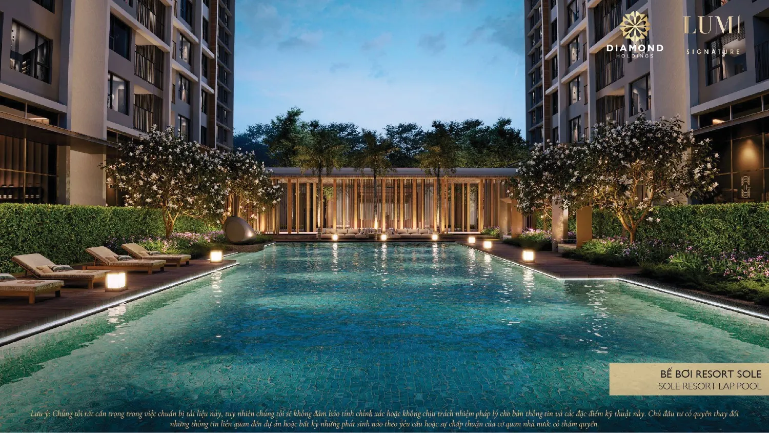 Phối cảnh bể bơi Lumi Signature